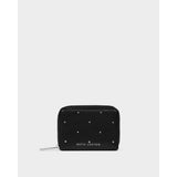 Klara Concertina Cardholder - Black Studded