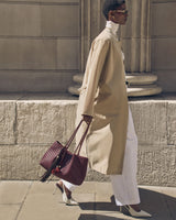 Nova Hand-Woven Small Shoulder Tote – Cherry
