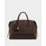 Charlbury Cabin Bag - Bitter Chocolate Suedette