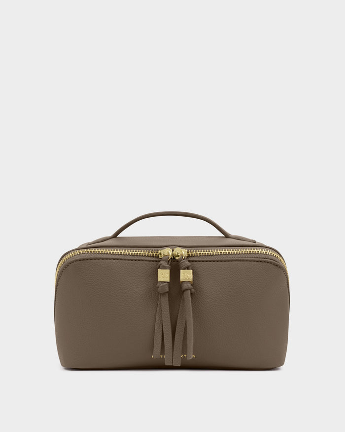 Soho Large Makeup & Wash Bag – Mink