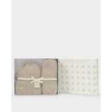Katie Loxton - Gift Boxed Hat & Mittens Set - Taupe