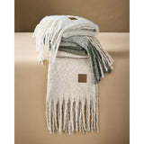 Katie Loxton Oversized Recycled Tassel Scarf – Soft White