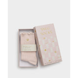 Katie Loxton Luxury Gift Boxed Ruffle Socks - Blush Pink