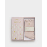 Katie Loxton Luxury Gift Boxed Ruffle Socks - Blush Pink