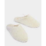 Katie Loxton Borg Ballet Slippers Gift Boxed -Medium (5-6) - Off White