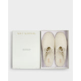 Katie Loxton Borg Ballet Slippers Gift Boxed -Medium (5-6) - Off White