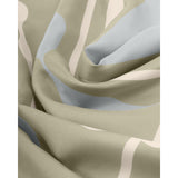 Satin Multiway Scarf - Sage & Pastel Blue