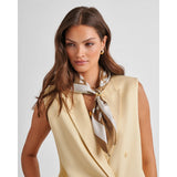 Checkered Satin Multiway Scarf