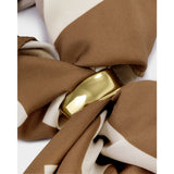 Checkered Satin Multiway Scarf