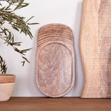Tivisha Mango Wood Large Serving Board - Natural
