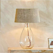 Baba Glass Large Tall Lamp - Clear Glass