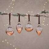 Nkuku Nevasa Glass Baubles (Set of 4)