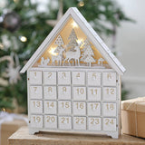 Wooden Light-Up Christmas Advent Calendar