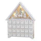 Wooden Light-Up Christmas Advent Calendar