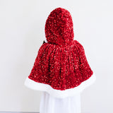 Sequin Mrs Claus Cape