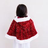 Sequin Mrs Claus Cape