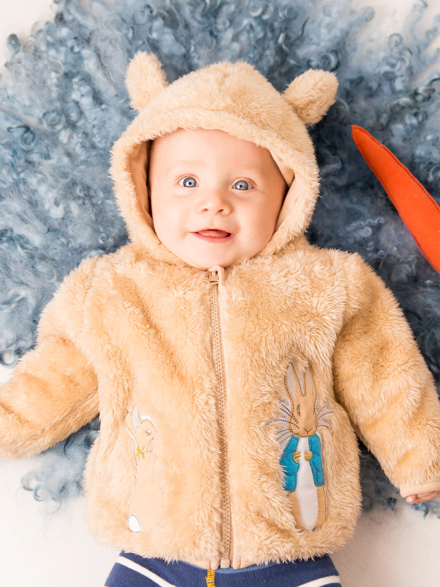 Peter Rabbit Hooded Jacket | Luxury Kid's Fur Jacket – Limetree Lifestyle
