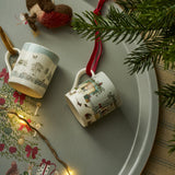 Sophie Allport Cosy Christmas Mini Mug Bauble