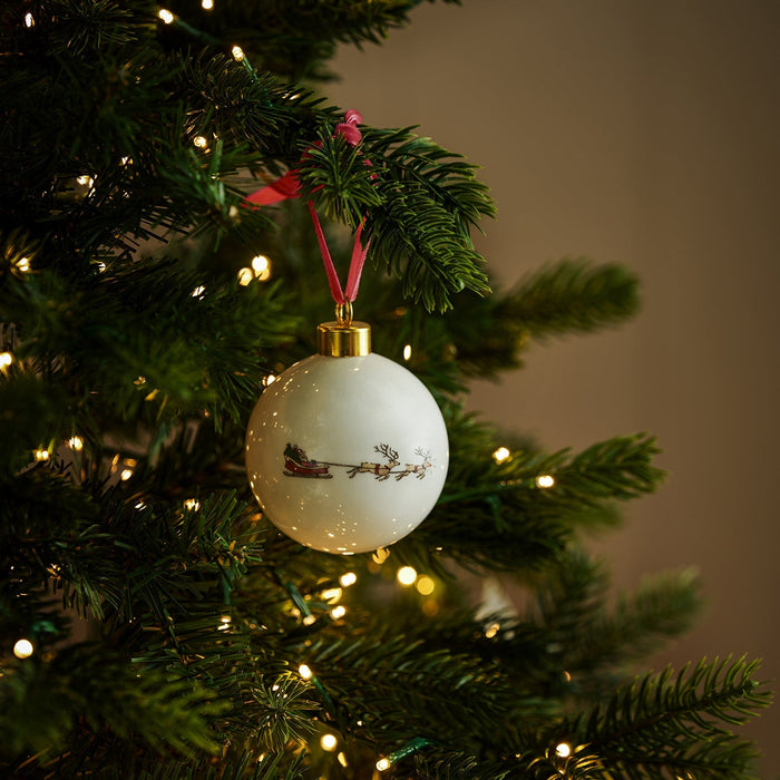 Sophie Allport Father Christmas China Bauble