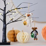 Black Light-Up Halloween Tree Decoration