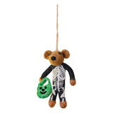 Felt Skeleton Bear Hanging Decoration