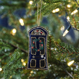 Hanging Christmas Tree Door Velvet Decoration