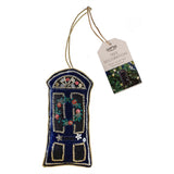 Hanging Christmas Tree Door Velvet Decoration