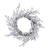 White Berry Christmas Door Wreath - 45cm