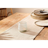 Dera Etched Glass Tealight Holder - Clear