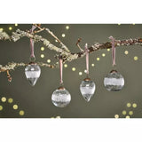 Anara Etched Glass Baubles – Set of 4
