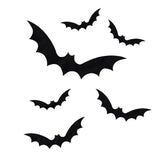 Spooky Black Bat Halloween Window Stickers