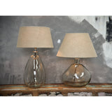 Baba Glass Large Tall Lamp - Clear Glass