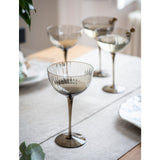 Set 4 Berkeley Cocktail Glasses - Smoke
