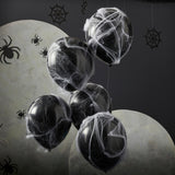 Spiders and Cobwebs Halloween Balloons (Pack of 5)