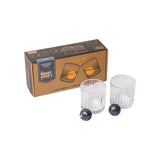 Gentlemen’s Hardware Whiskey Tumblers & Granite Chillers