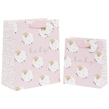 Luxury Lambs Medium Gift Bag - Pink