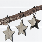 Mirrored Hanging Stars - Set of 3
