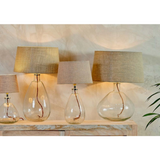 Baba Glass Small Tall Lamp - Clear Glass