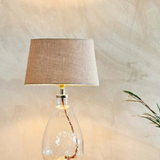 Baba Glass Small Tall Lamp - Clear Glass
