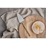 Sirkali Brushed Gold Cake Slice