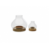 Naryla Mango Wood Hurricane Lantern