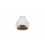 Naryla Mango Wood Hurricane Lantern