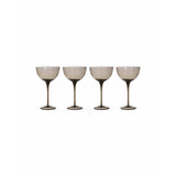 Set 4 Berkeley Cocktail Glasses - Smoke