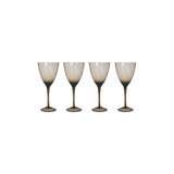 Set 4 Berkeley Wine Glasses - Smoke