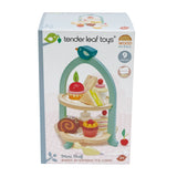 Tender Leaf Birdie Wooden Afternoon Tea Stand