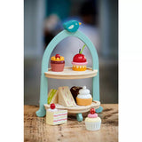 Tender Leaf Birdie Wooden Afternoon Tea Stand