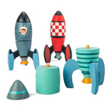 Tender Leaf Toys Wooden Rocket Construction Set