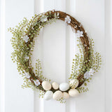 Egg, Foliage and Twig Wreath