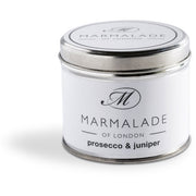 Prosecco & Juniper Medium Tin Candle