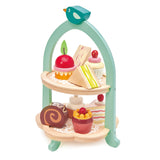 Tender Leaf Birdie Wooden Afternoon Tea Stand